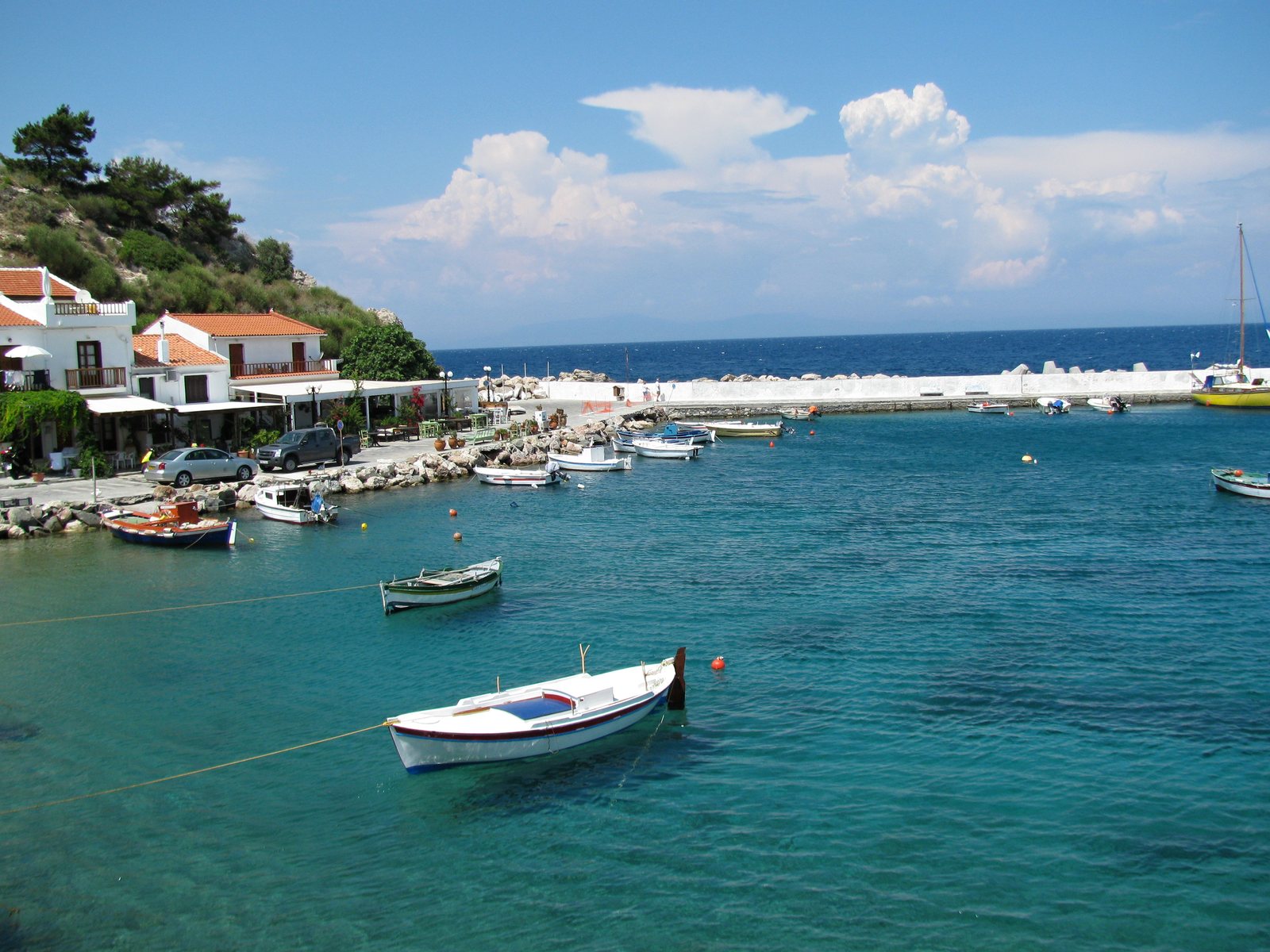 Samos of Chios: rust in het Noord-Egeïsch