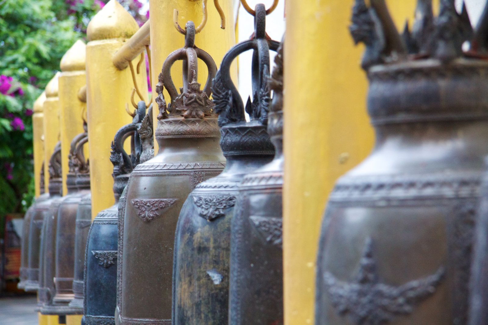 Bellen bij Wat Phra That Doi Suthep, Chiang Mai