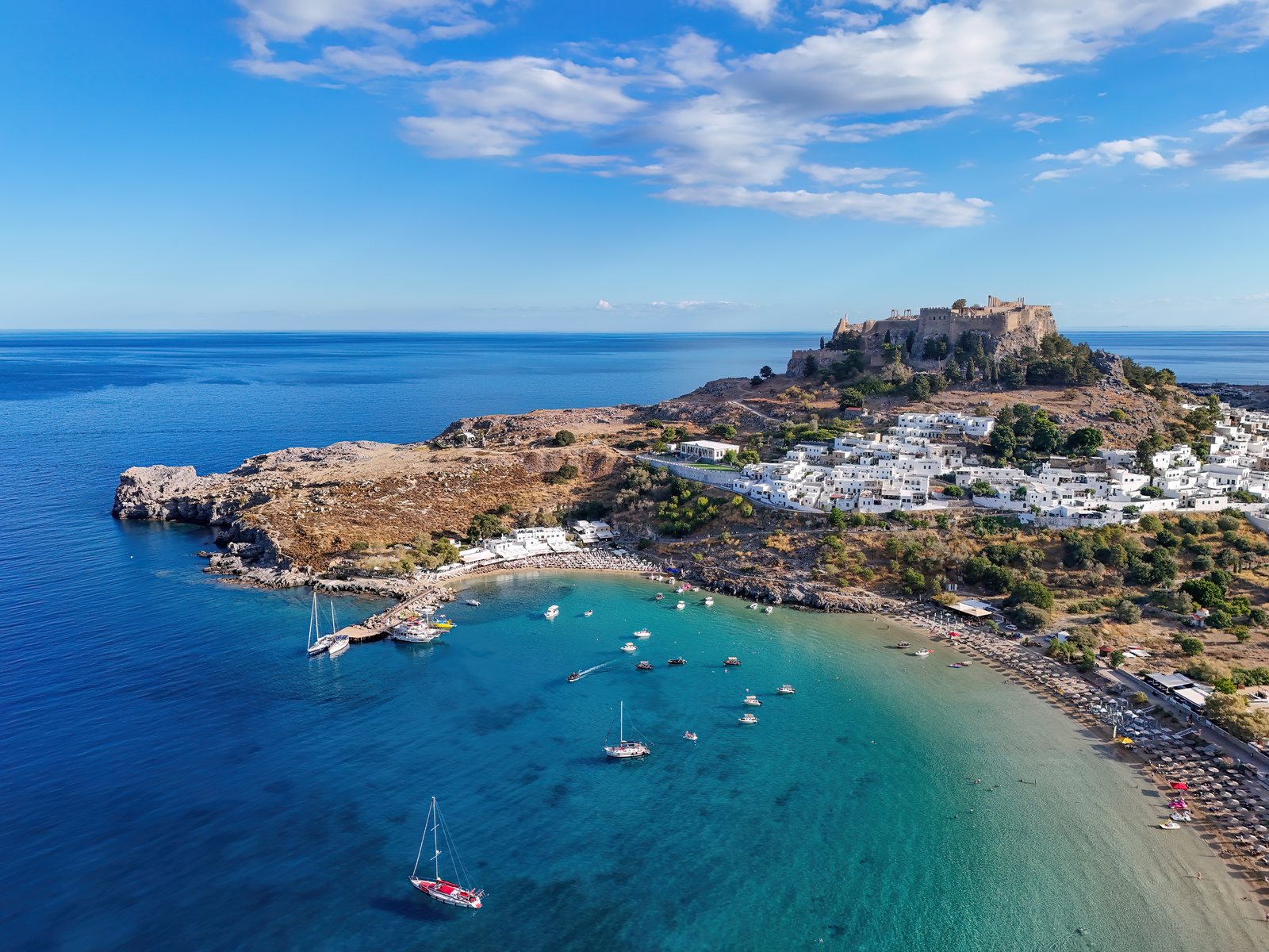 Akropolis van Lindos op Rhodos